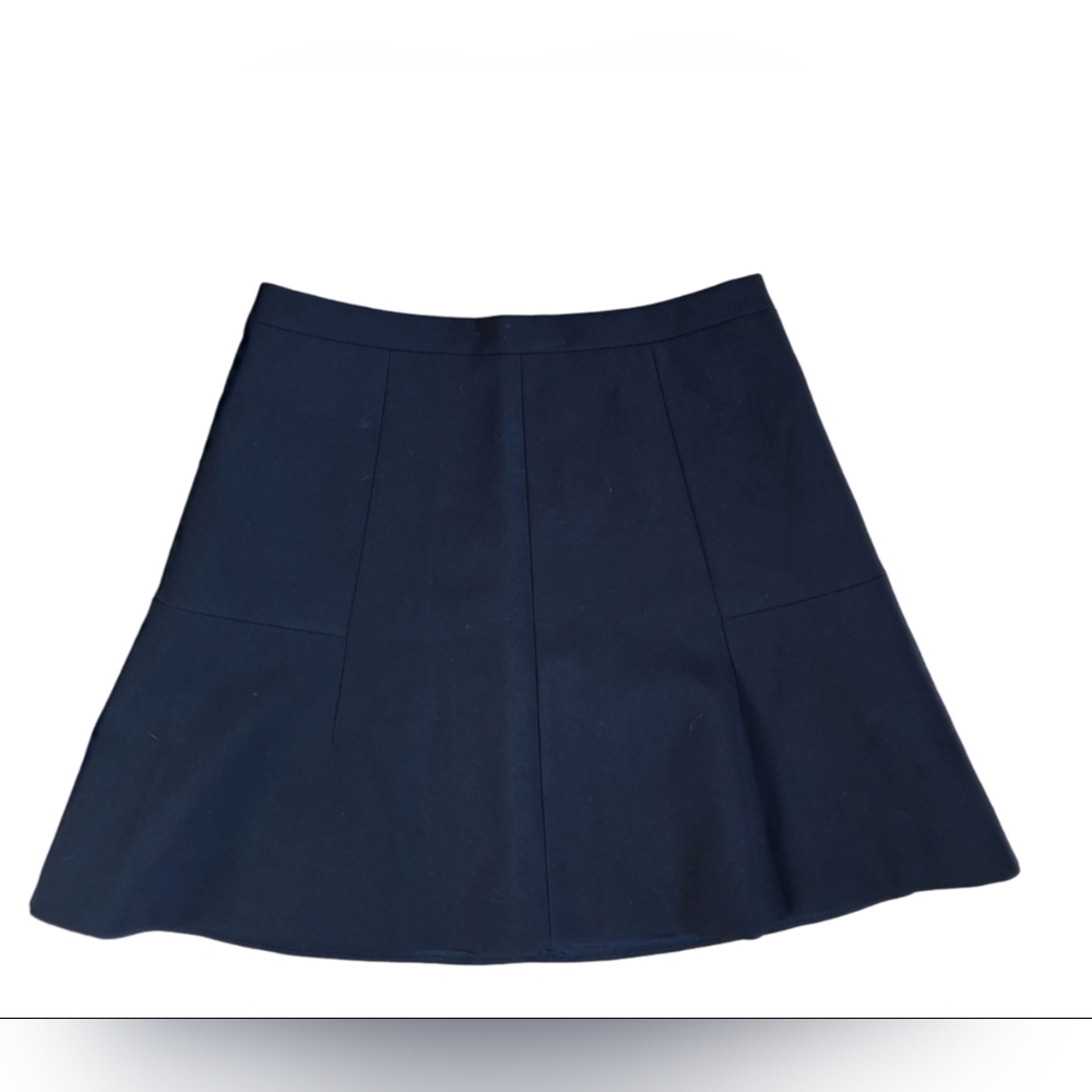 J. Crew Black A-Line Mini Skirt Size 2 EUC